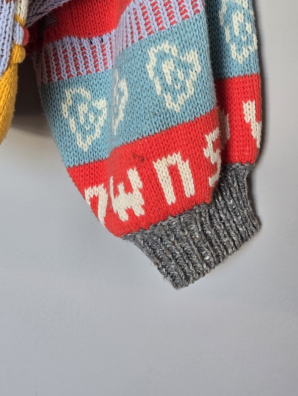 Urban Outfitters UO BDG Shae Slouchy Slow Down Cardigan Patchwork Sweater S - Picture 14 of 14